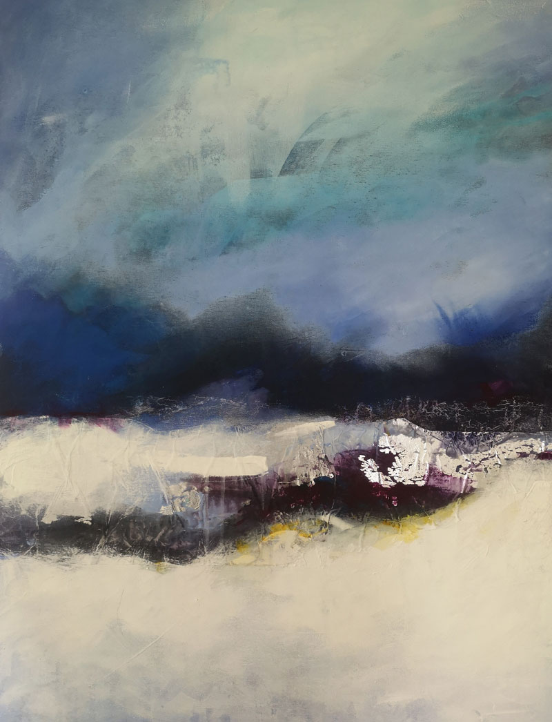 Dämmerung,-Acryl-auf-Leinwand,-80x60cm